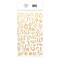 12 Pack: Gold Glitter Script Alphabet Stickers by Recollections™